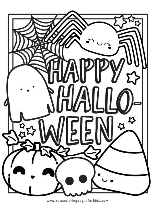 printable hello kitty halloween coloring pages