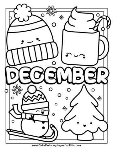 20+ Cute And Easy Coloring Pages