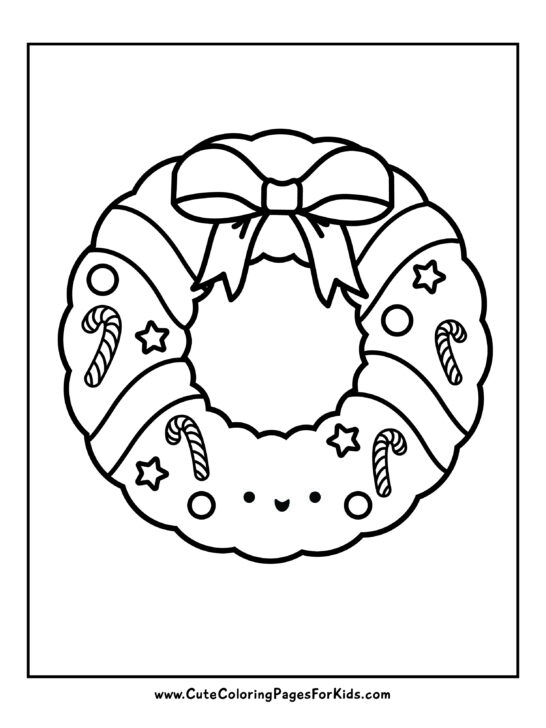 Easy Christmas Coloring pages