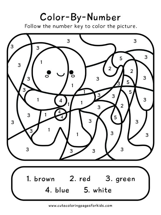 Christmas Color By Number: 2 Free Printable PDFs - Cute Coloring Pages ...