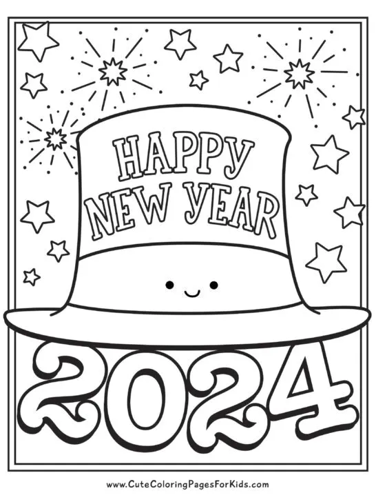Happy New Year Coloring Pages 02 546x728 .webp