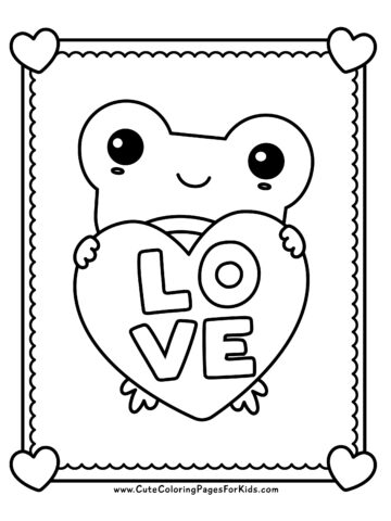 Valentine's Day Coloring Pages: 5 Free Printable PDFs - Cute Coloring ...