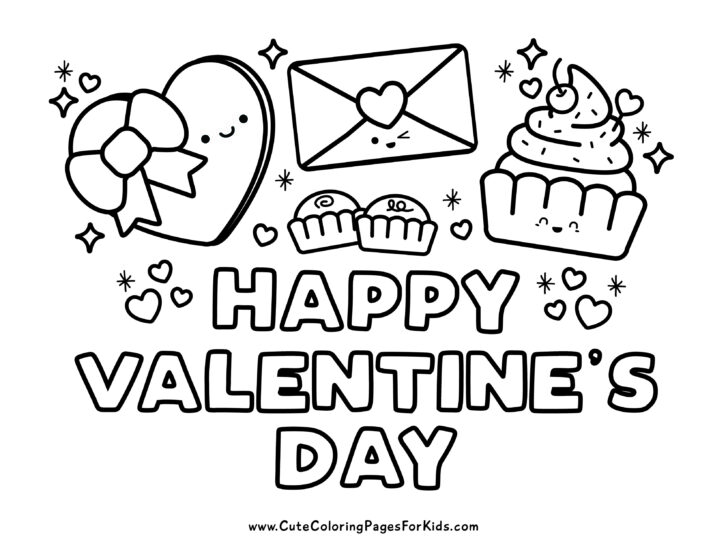 Valentine s Day Coloring Pages Free Printable PDFs Cute Coloring Pages For Kids