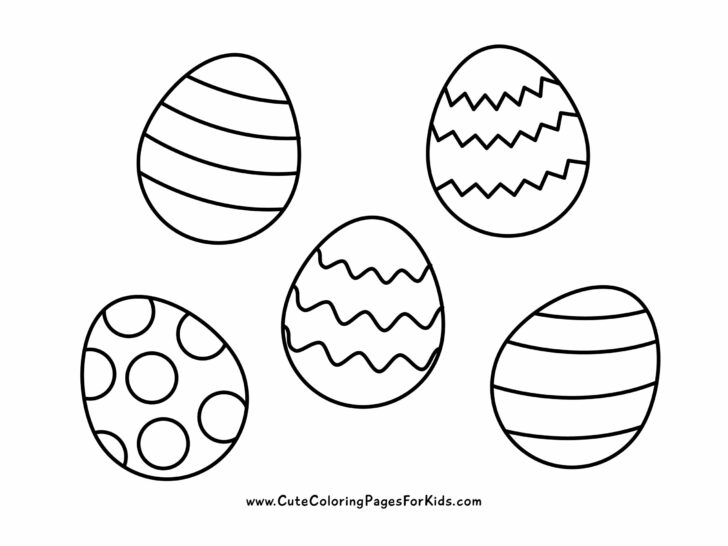 Easter Coloring Pages: 4 Free Printable Pdfs - Cute Coloring Pages For Kids