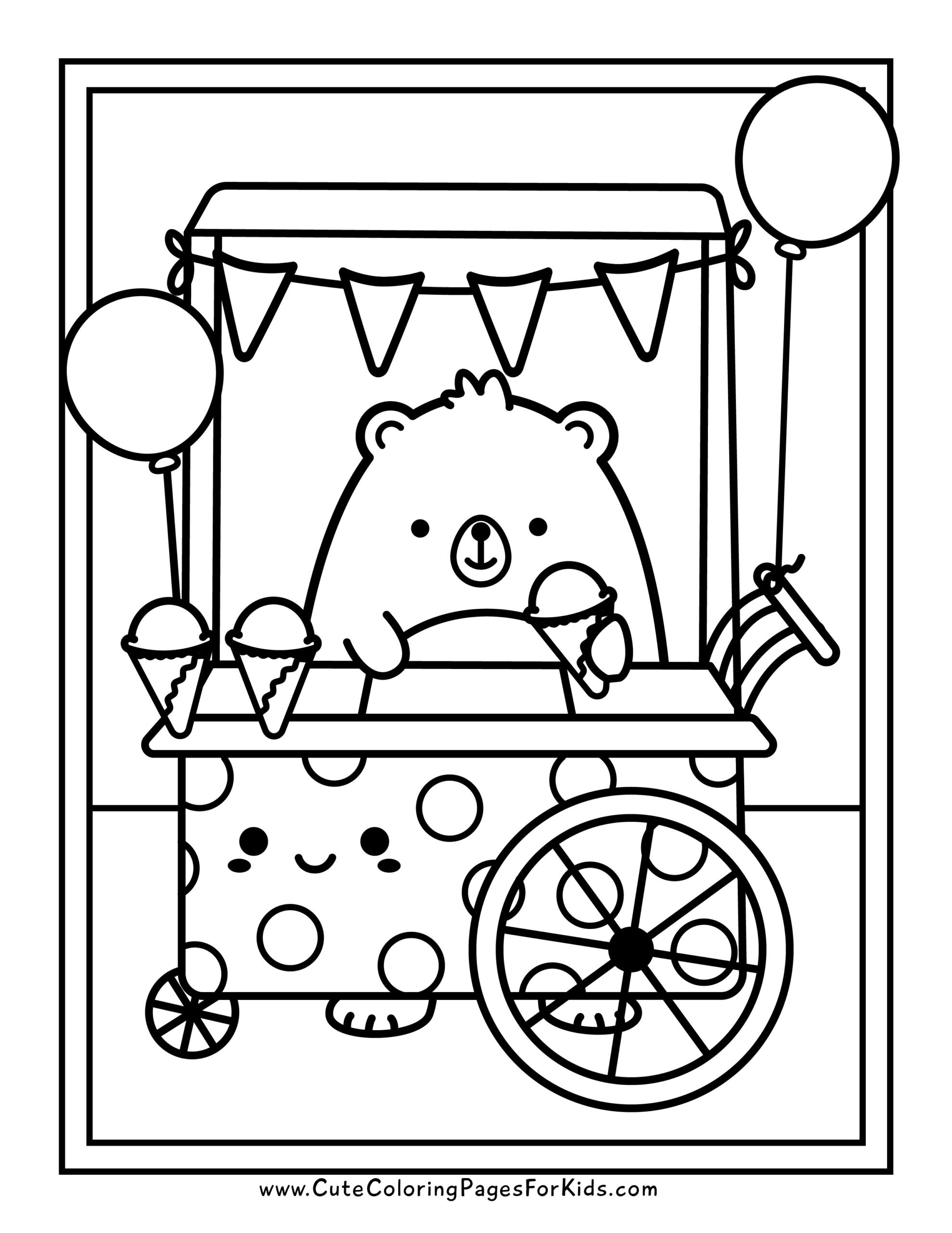 Ice Cream Coloring Pages 8 Free Printables To Download Cute