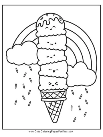 Summer and Winter Clothes Colouring Sheet - Primary Resource