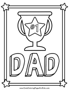 Father's Day Coloring Pages - Cute Coloring Pages For Kids