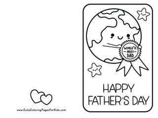 Father's Day Coloring Pages - Cute Coloring Pages For Kids