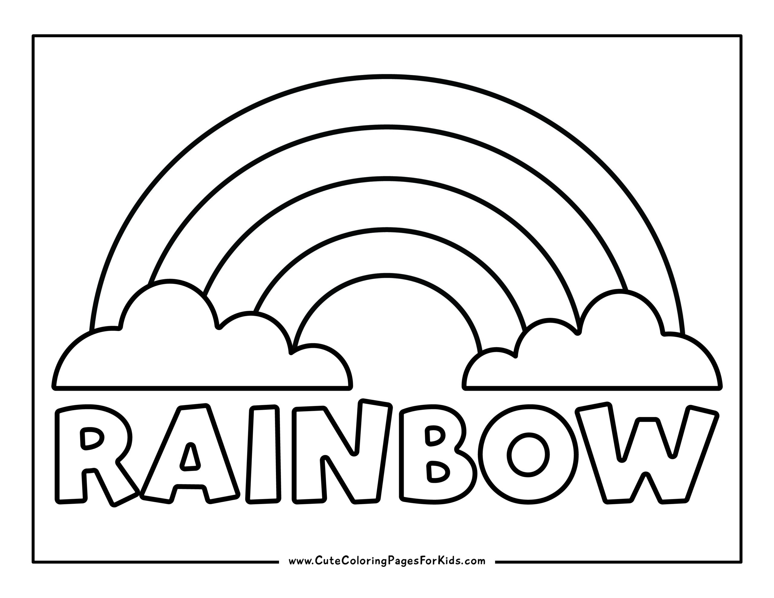 17 Rainbow Coloring Pages (Free Printable PDFs) - Cute Coloring Pages ...