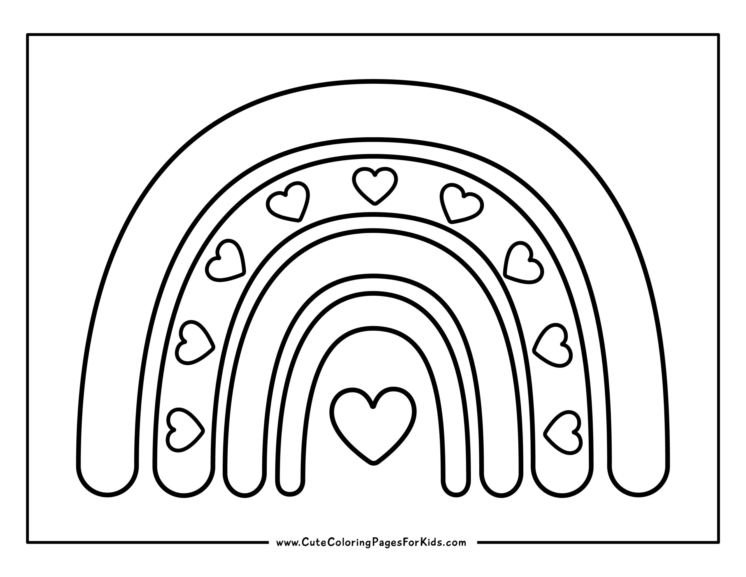 17 Rainbow Coloring Pages (Free Printable PDFs) - Cute Coloring Pages ...