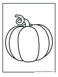 11 Pumpkin Coloring Pages (Free Printables) - Cute Coloring Pages For Kids