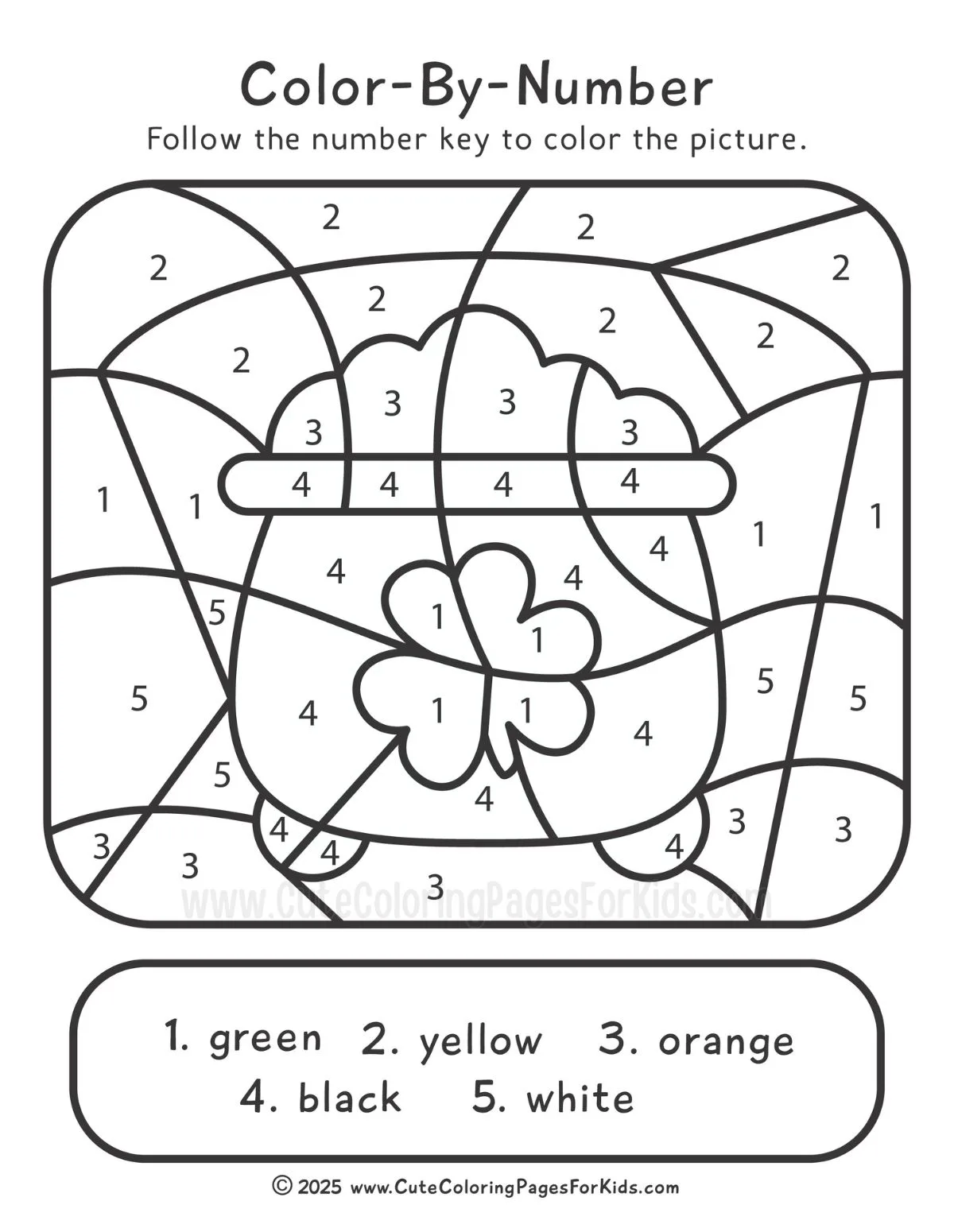 saint patrick day coloring pages to print